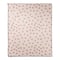 Heart Polka Pattern 50" x 60" Coral Fleece Blanket